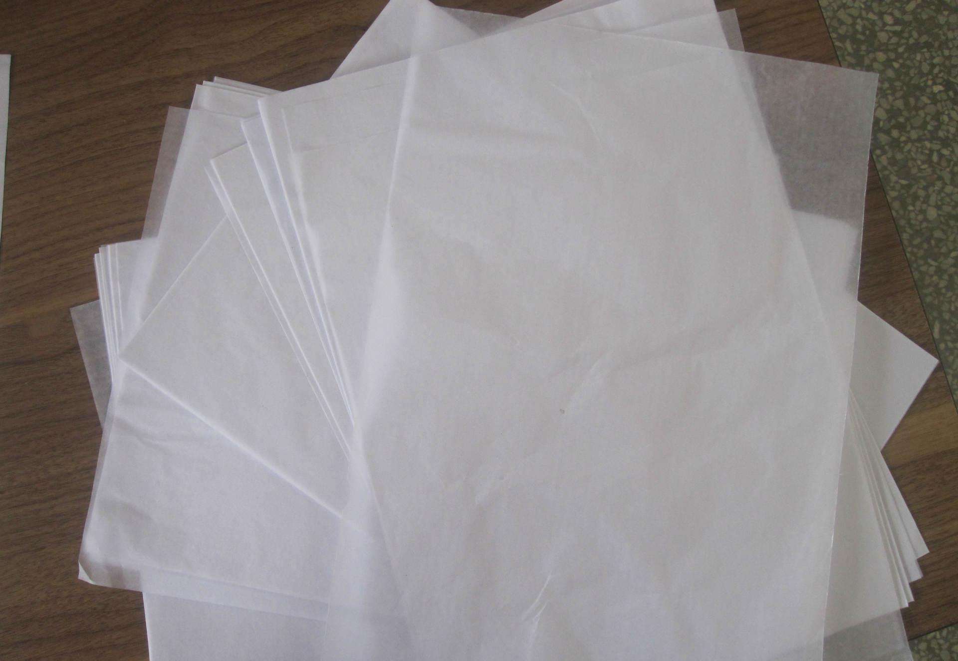 厂家销售包服装、皮包用白色拷贝纸雪梨纸可订制裁切规格