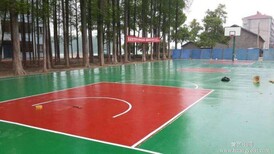 广州国标球场刷漆、运动地面刷漆图片3