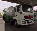 重庆涪陵陕汽德龙新M3000轻量化搅拌车12方罐多少钱不超尺寸