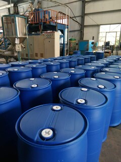 供应200升吹塑桶蓝色塑料桶塑料圆桶化工包装桶厂家图片3