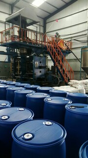 供应200升吹塑桶蓝色塑料桶塑料圆桶化工包装桶厂家图片4