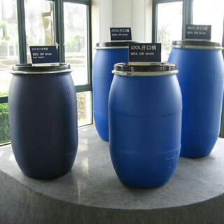 供应200升吹塑桶蓝色塑料桶塑料圆桶化工包装桶厂家图片2