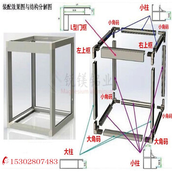 提供全铝家居全铝陶瓷铝型材代理全铝橱柜型材批发