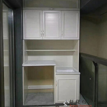 全铝家具多少一平方_全铝阳台柜壁柜定制简约空间储物柜