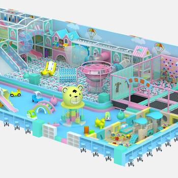 室内儿童乐园儿童淘气堡成人超级蹦床EPP积木乐园游乐设施电动淘气堡