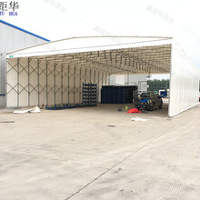 荆州户外临时货运雨蓬-仓储堆货推拉篷可推拉的用途
