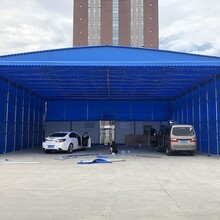黄石活动遮阳雨棚-推拉仓储雨棚可安装发货