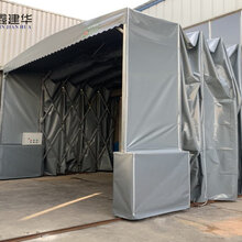 扬州定做电动仓储篷房移动停车棚活动遮阳推拉雨棚找厂家图片