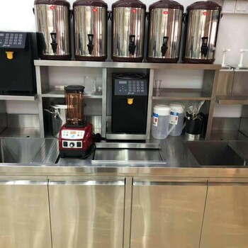惠州惠城咖啡设备及奶茶设备操作台订做价格实惠