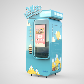 六加科技无人售货冰激凌机好口味品质冰淇淋自动售卖机