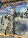 湖南怀化墙绘餐厅幼儿园彩绘文化墙涂鸦上门手绘定制壁纸壁画喷画