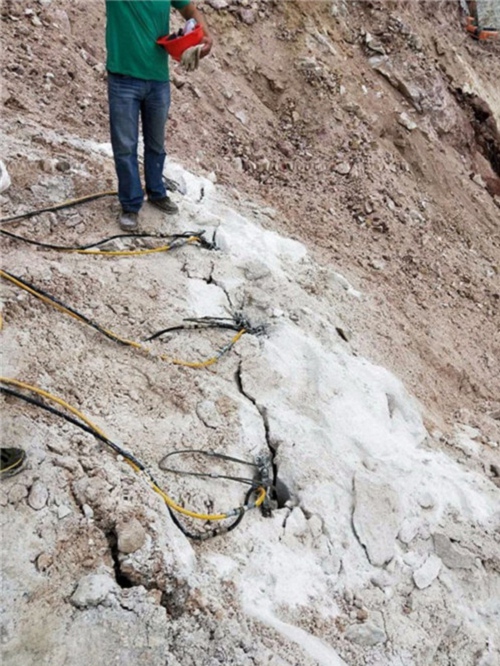 广东阳江修文地基岩石破裂分石机火不火