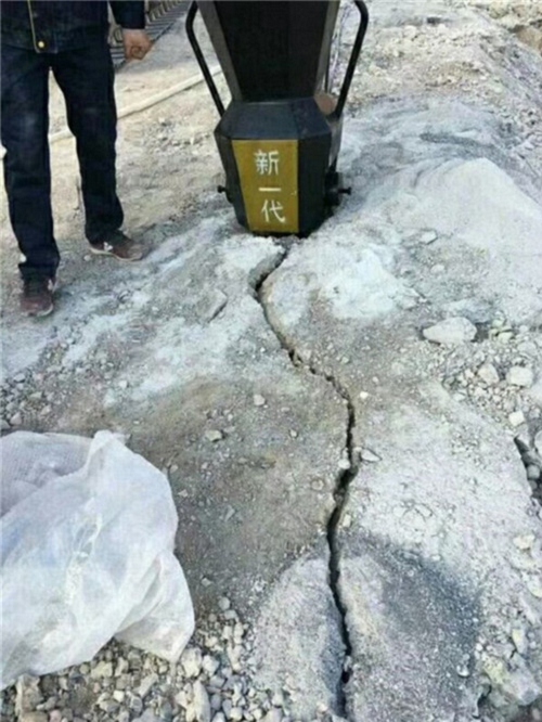 安徽淮北岩石开裂设备效果