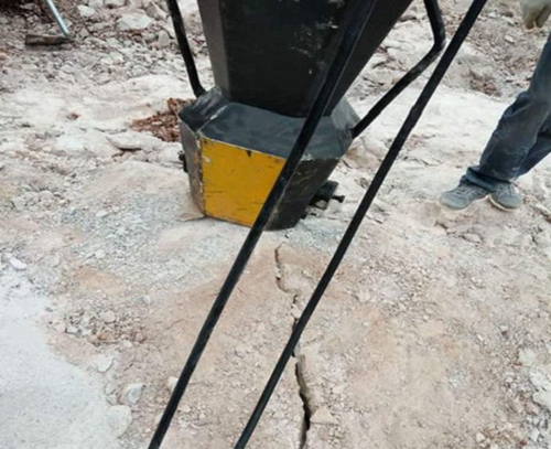 河北沧州静态爆破设备破石头机器电话