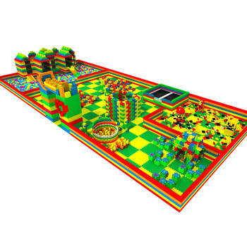 供应淘气堡儿童乐园epp游乐园设备新型韩国积木乐园大型游乐设备