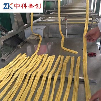 广东腐竹机械设备大型腐竹油皮机器自动化腐竹生产线视频