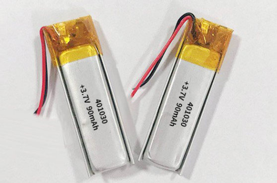 聚合物锂电池3.7V401030-90mAh玩具蓝牙耳机用，可定制