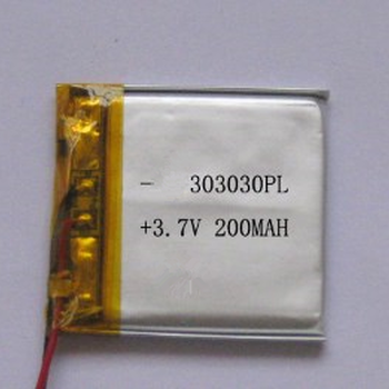深圳厂家供应定位器电池记录仪电池无线键盘电池303030-200mah