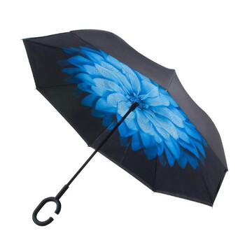 文竹反折雨傘反向傘汽車雨傘