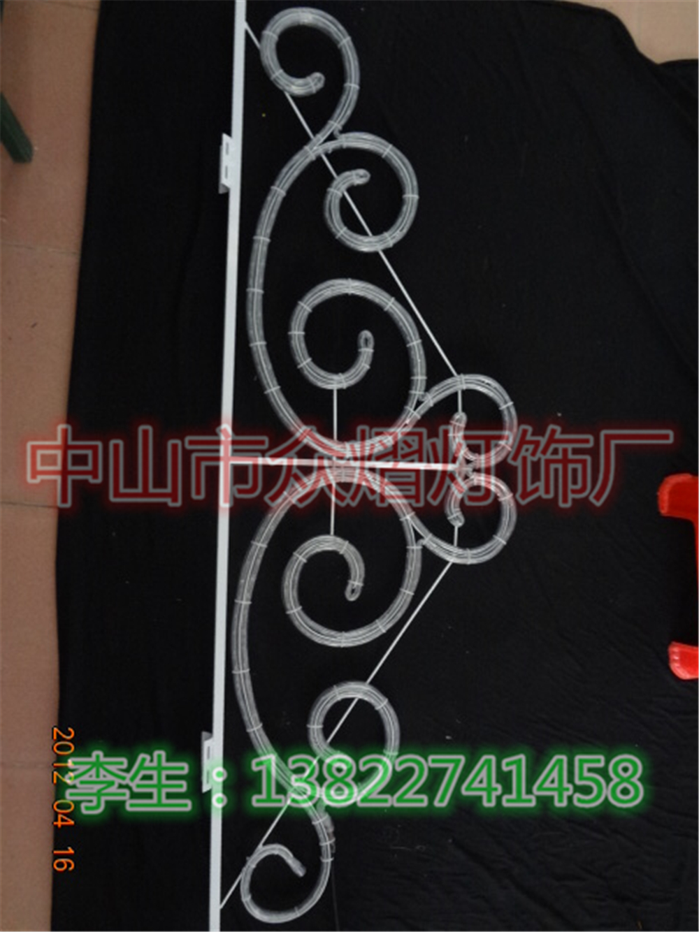 寧夏燈桿造型燈中國結(jié)造型燈來圖來樣