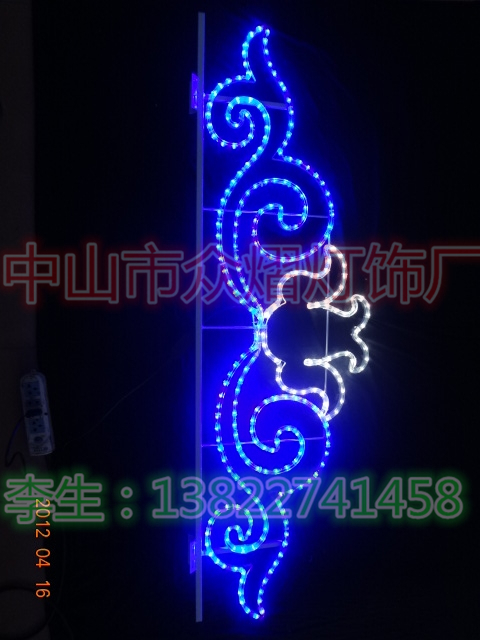 長頸鹿樓體亮化造型燈新品出售