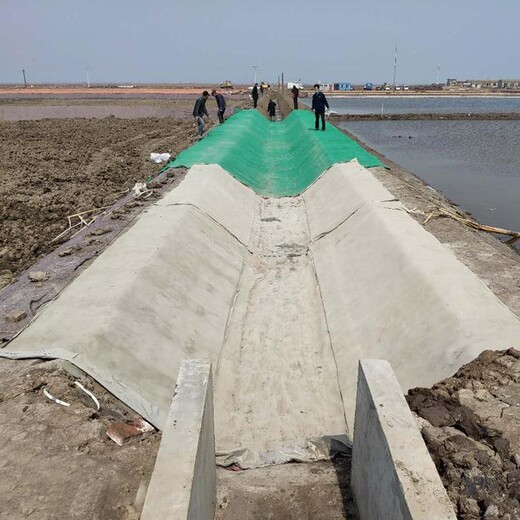 莫力达瓦达斡尔族自治旗水泥毯厂家-浇水固化水渠水泥毯,混凝土帆布毯