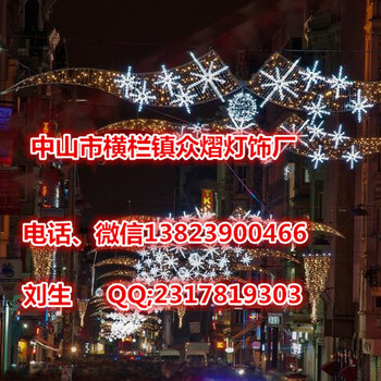 戶外亮化藤球燈走廊掛件燈雪花造型燈