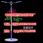 led中国结景观灯发光亚克力灯笼美丽中国装饰户外灯具太阳能路灯