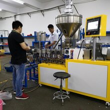 风冷热切造粒机铁粉加高填充树脂造粒东莞锡华研发生产图片