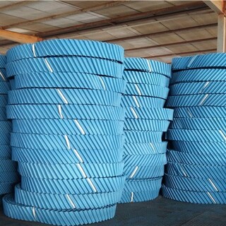 厂家生产斜交错填料/圆形冷却塔PVC散热填料库存充足图片2