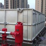厂家定制1-500吨玻璃钢水箱/玻璃钢消防水箱结构图图片3