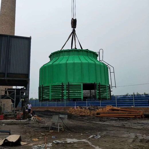 达州玻璃钢高温循环水塔/300吨散热冷却塔