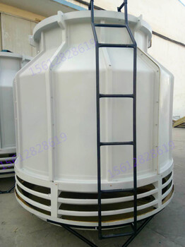 厂家供应玻璃钢冷却塔/圆形逆流式玻璃钢冷却塔