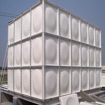 加工定制大型玻璃钢消防蓄水箱屋顶FRP水箱使用方便