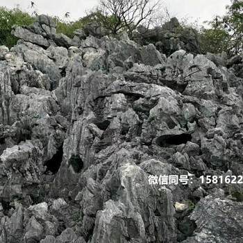 浙江宁波英德石假山园林常用石材大型英德石批发大英石原产地