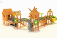 幼儿园原生态树屋滑梯木质滑梯景区游乐设备室外儿童乐园木质拓展