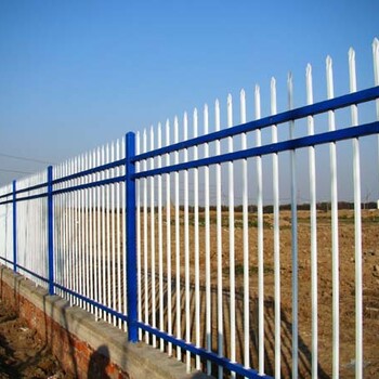 锌钢护栏防护学校小区栅栏铁艺围栏庭院厂房隔离围墙锌钢护栏