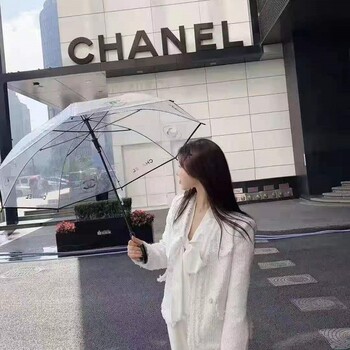 香奈兒有透明雨傘pVC雨傘現(xiàn)貨批發(fā)定制