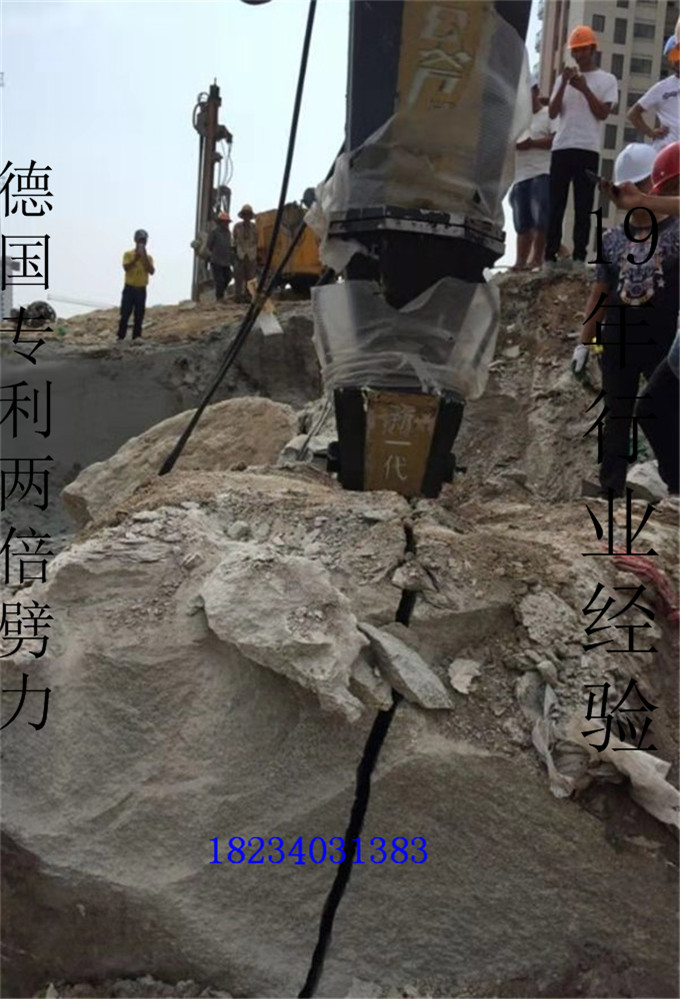 荆州快速裂石器视频图片
