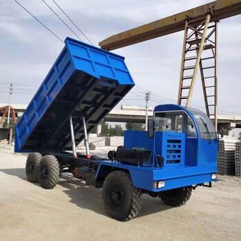 六輪柴油拖拉機(jī)毛竹四不像爬山王工地倒料運(yùn)輸車廠家定制