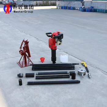 土壤取樣鉆機(jī)便攜式取土鉆機(jī)手持15米取樣器qtz-2