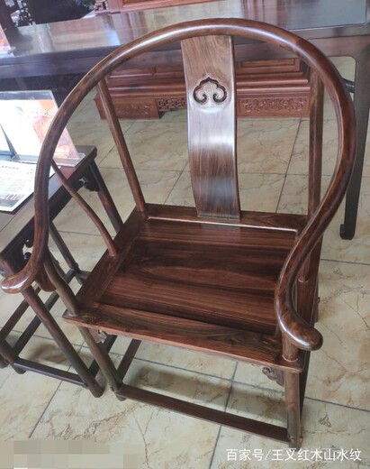 哈尔滨王义红木红木圈椅罗汉腿,缅甸花梨皇宫椅