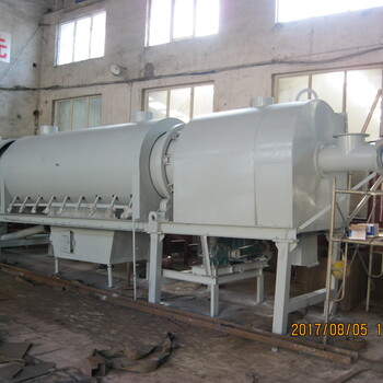 滚筒式稻壳炭化炉气化式锯末炭化炉节能减排回转式干馏炭化炉