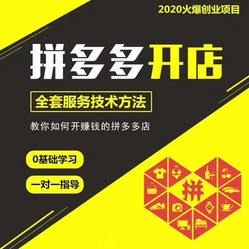 山东拼多多无货源项目创业，小象软件代理贴牌，免费指导培训