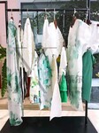 上海时尚折扣店山水雨稞夏装新款组货装森女系连衣裙女装品牌剪标特价