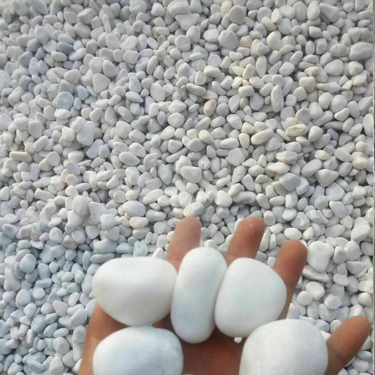 張家口拋光黑色雨花石鋪路拋光鵝卵石鵝卵石濾料河北廠家