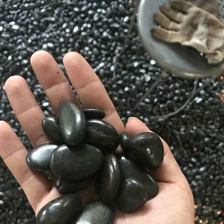 滄州雨花石黃色拋光雨花石天然鵝卵石濾料價格