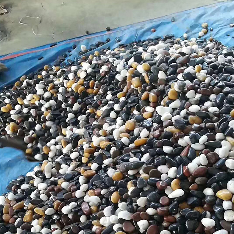 张北园林铺路鹅卵石黑色园林造景鹅卵石变压器鹅卵石生产厂家