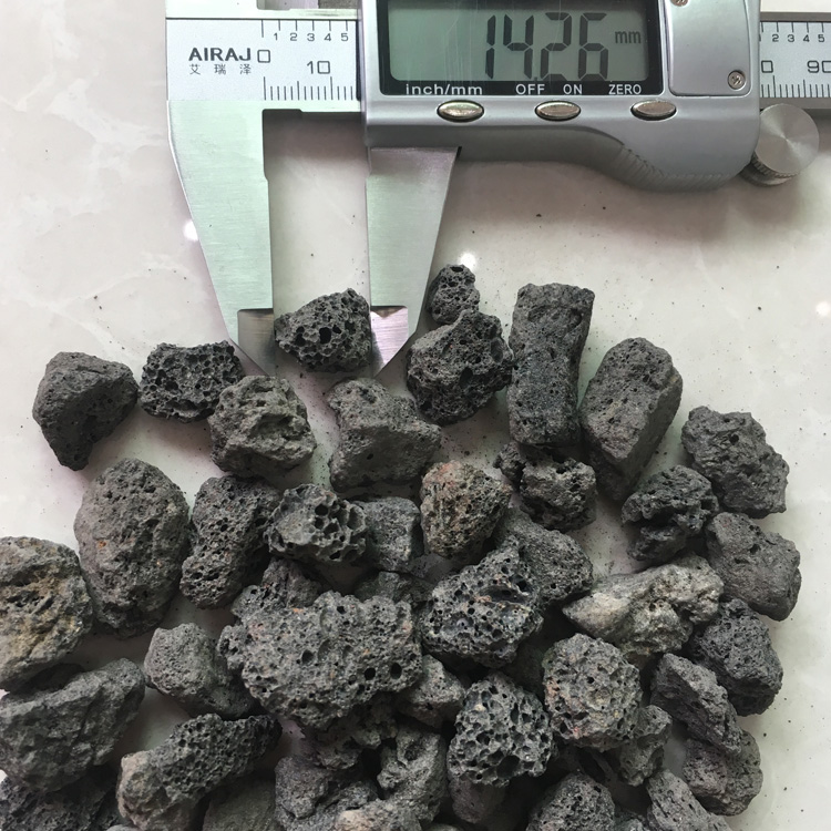 津南水族濾料火山石紅色火山石顆粒價格