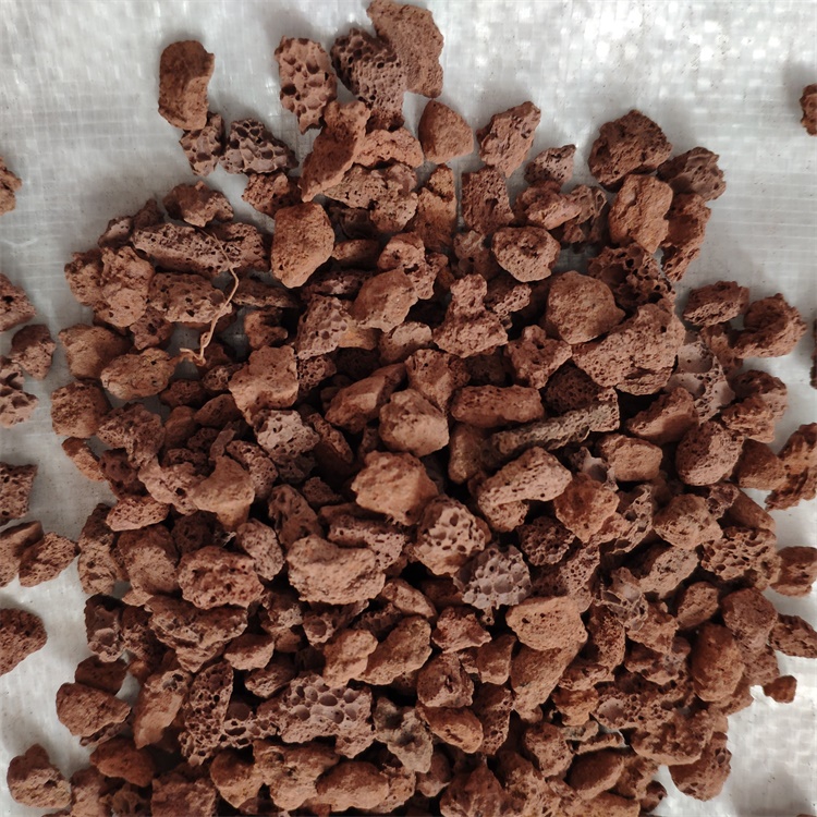 北京蘑菇石紅色火山石顆粒生產(chǎn)價(jià)格